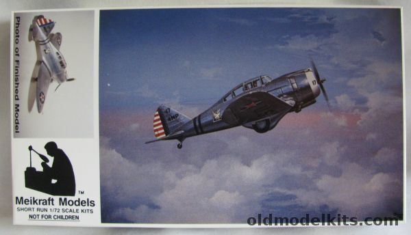 Meikraft Models 1/72 Seversky P-35 or P-35A plastic model kit